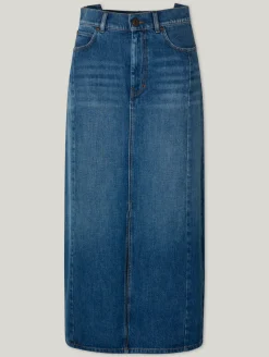 Midijupe aus Denim GESSO