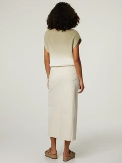 Midijupe aus Denim LUCE