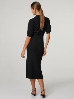 Midijupe aus Feinstrick