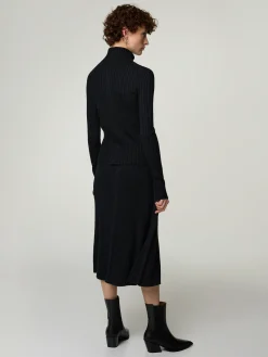 Midijupe aus Merinowolle