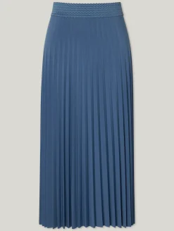 Midijupe aus Plissee