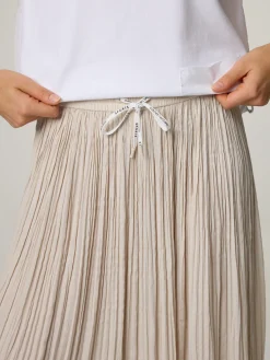 Midijupe aus Plissee