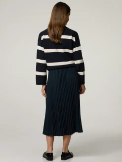 Midijupe aus Plissee