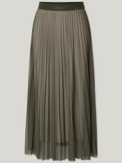 Midijupe aus Plissee CIFABI