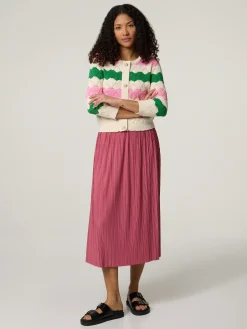 Midijupe aus Plissee UMA