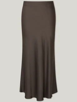 Midijupe aus Satin NEVIDA