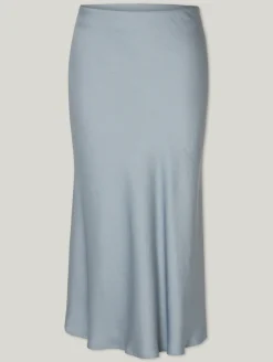 Midijupe aus Satin URA