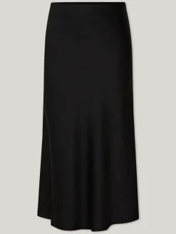 Midijupe aus Satin URA