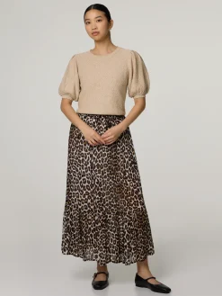 Midijupe  im Leo-Print FADO