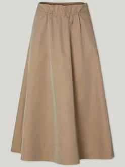 Midijupe mit Baumwolle