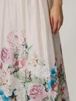 Midijupe mit Blumenprint NATIF