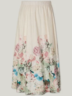 Midijupe mit Blumenprint NATIF