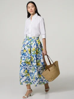 Midijupe mit Muster LUNA