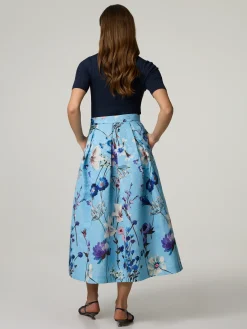 Midijupe mit Muster LUNA