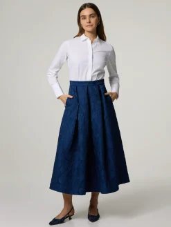 Midijupe mit Muster LUNA