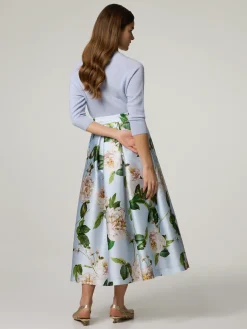 Midijupe mit Muster LUNA