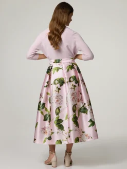 Midijupe mit Muster LUNA