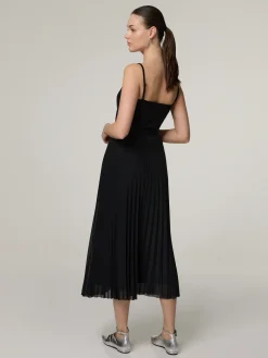 Midijupe mit Plissee