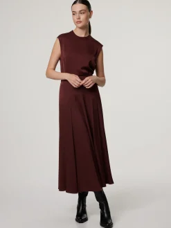 Midijupe mit Plissee