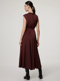 Midijupe mit Plissee