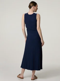 Midijupe mit Plissee