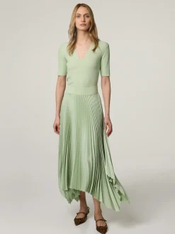 Midijupe mit Plissee ADE