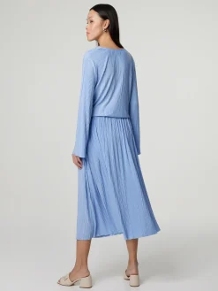 Midijupe mit Plissee UMA