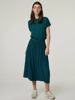 Midijupe mit Plissee UMA