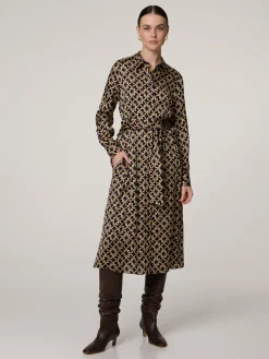 Midikleid Allover-Print