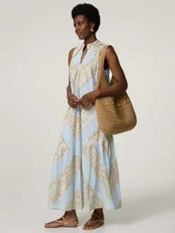 Midikleid aus Baumwolle