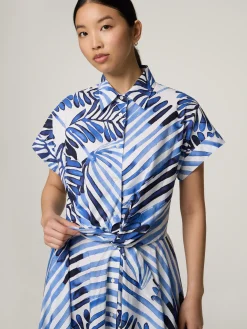 Midikleid aus Baumwolle