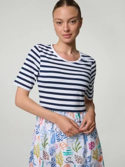 Midikleid aus Baumwolle