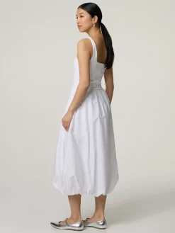 Midikleid aus Baumwolle