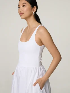 Midikleid aus Baumwolle