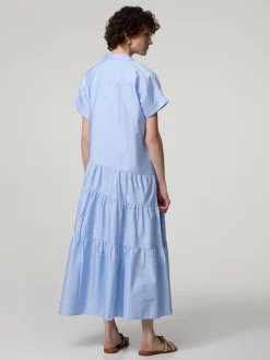 Midikleid aus Baumwolle