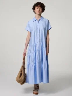 Midikleid aus Baumwolle