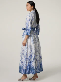 Midikleid aus Baumwolle