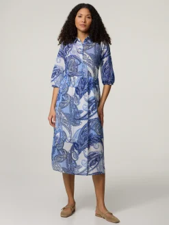 Midikleid aus Baumwolle