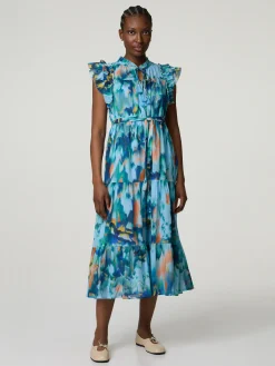 Midikleid aus Baumwolle