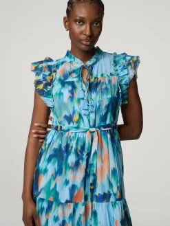 Midikleid aus Baumwolle