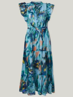 Midikleid aus Baumwolle