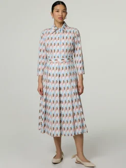 Midikleid aus Baumwolle