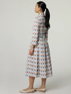 Midikleid aus Baumwolle