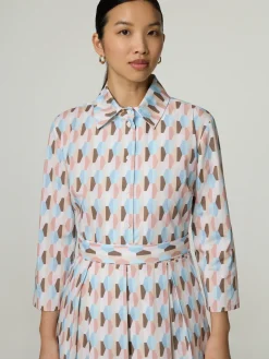 Midikleid aus Baumwolle