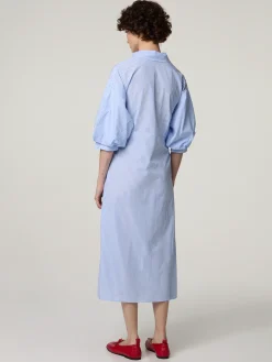 Midikleid aus Baumwolle