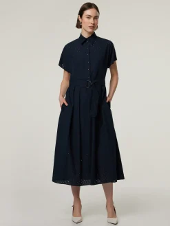 Midikleid aus Baumwolle