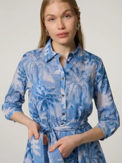 Midikleid aus Baumwolle KISSES