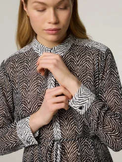 Midikleid aus Chiffon