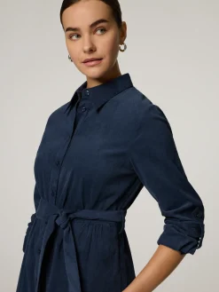 Midikleid aus Feincord