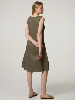 Midikleid aus Leinen